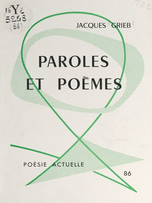 cover image of Paroles et poèmes